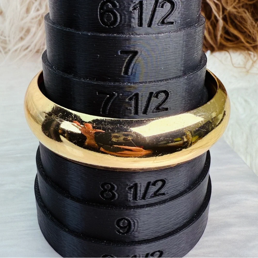 Vintage Goldtone Chunky Stacking Bangle Bracelet